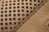 Authentic GUCCI Vintage Shoulder Bag Mesh Leather 90644 Beige 7051C