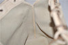 Authentic GUCCI Vintage Shoulder Bag Mesh Leather 90644 Beige 7051C