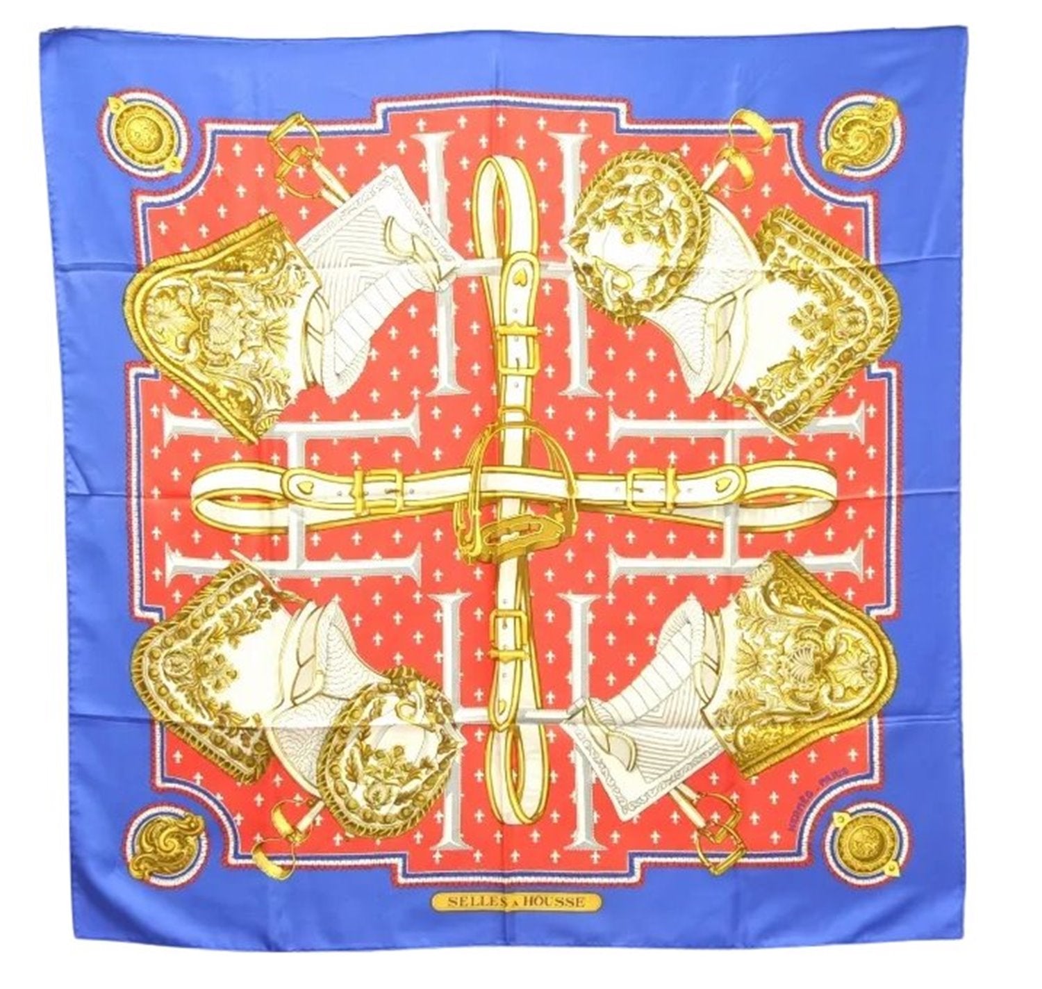 Authentic HERMES Carre 90 Scarf 