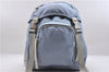 Authentic PRADA Nylon Leather Backpack Light Blue 7052C