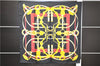 Authentic HERMES Carre 90 Scarf "Grand Manege" Silk Black 7052D