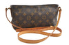 Authentic Louis Vuitton Monogram Trotteur Shoulder Cross Bag M51240 LV 7052F