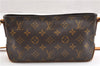 Authentic Louis Vuitton Monogram Trotteur Shoulder Cross Bag M51240 LV 7052F
