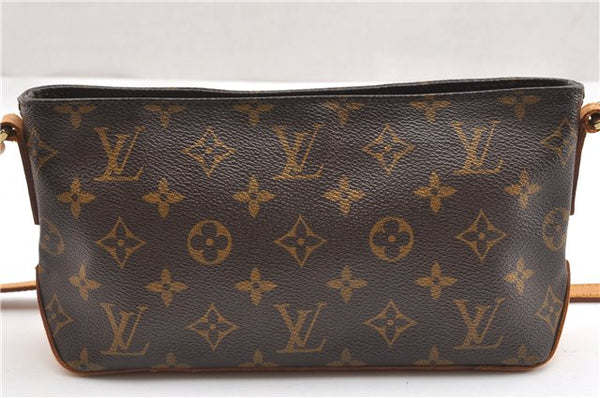 Authentic Louis Vuitton Monogram Trotteur Shoulder Cross Bag M51240 LV 7052F