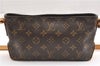 Authentic Louis Vuitton Monogram Trotteur Shoulder Cross Bag M51240 LV 7052F
