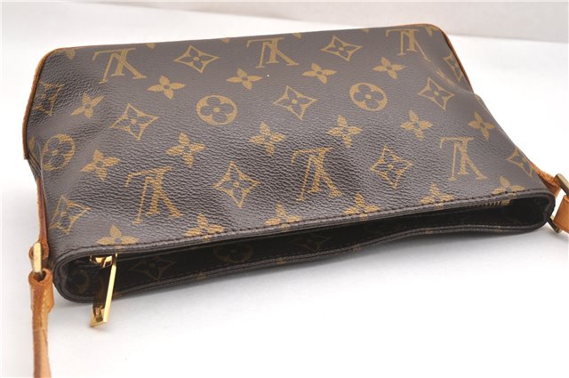 Authentic Louis Vuitton Monogram Trotteur Shoulder Cross Bag M51240 LV 7052F