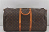 Auth Louis Vuitton Monogram Keepall Bandouliere 55 Boston Bag M41414 LV 7054D