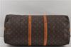 Auth Louis Vuitton Monogram Keepall Bandouliere 55 Boston Bag M41414 LV 7054D