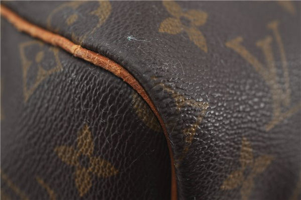 Auth Louis Vuitton Monogram Keepall Bandouliere 55 Boston Bag M41414 LV 7054D