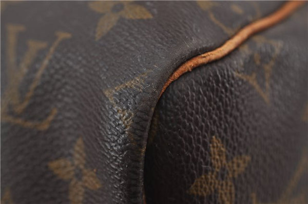 Auth Louis Vuitton Monogram Keepall Bandouliere 55 Boston Bag M41414 LV 7054D
