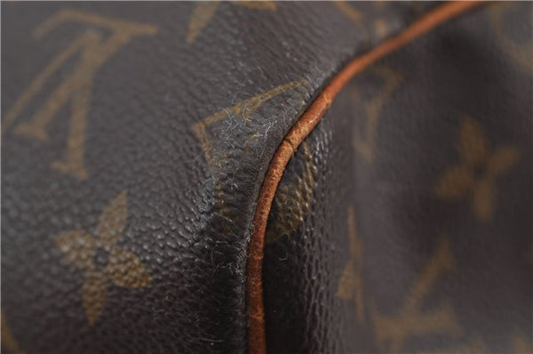 Auth Louis Vuitton Monogram Keepall Bandouliere 55 Boston Bag M41414 LV 7054D
