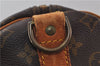 Auth Louis Vuitton Monogram Keepall Bandouliere 55 Boston Bag M41414 LV 7054D