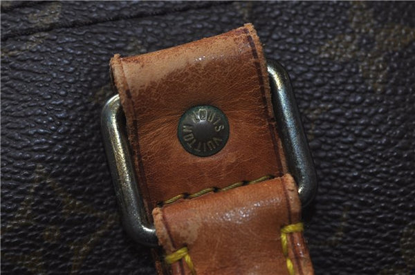 Auth Louis Vuitton Monogram Keepall Bandouliere 55 Boston Bag M41414 LV 7054D