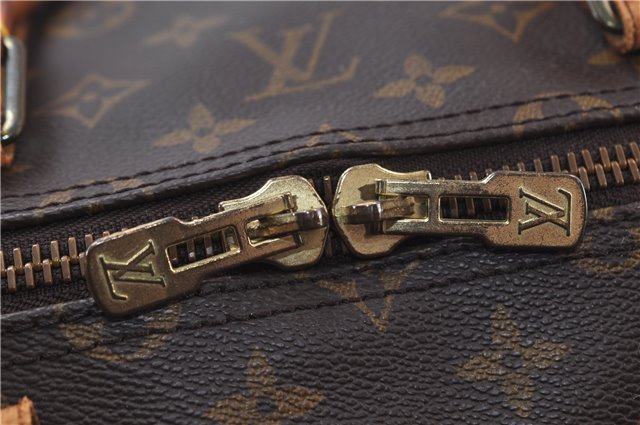 Auth Louis Vuitton Monogram Keepall Bandouliere 55 Boston Bag M41414 LV 7054D