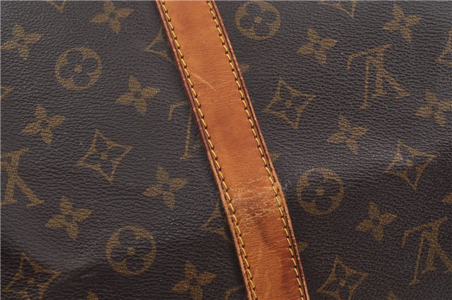 Auth Louis Vuitton Monogram Keepall Bandouliere 55 Boston Bag M41414 LV 7054D