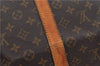 Auth Louis Vuitton Monogram Keepall Bandouliere 55 Boston Bag M41414 LV 7054D