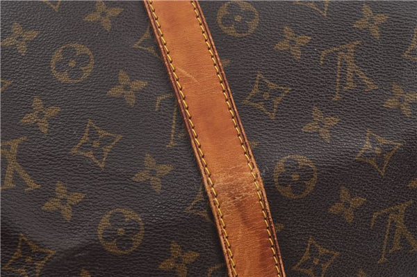 Auth Louis Vuitton Monogram Keepall Bandouliere 55 Boston Bag M41414 LV 7054D