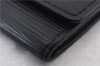 Auth LOUIS VUITTON Epi Enveloppe Carte De Visit Business Card Case Black 7055C