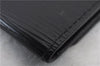 Auth LOUIS VUITTON Epi Enveloppe Carte De Visit Business Card Case Black 7055C