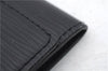 Auth LOUIS VUITTON Epi Enveloppe Carte De Visit Business Card Case Black 7055C