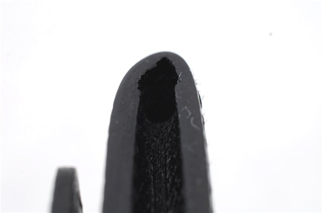 Auth LOUIS VUITTON Epi Enveloppe Carte De Visit Business Card Case Black 7055C