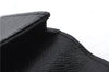 Auth LOUIS VUITTON Epi Enveloppe Carte De Visit Business Card Case Black 7055C