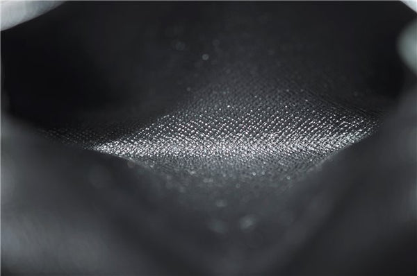 Auth LOUIS VUITTON Epi Enveloppe Carte De Visit Business Card Case Black 7055C