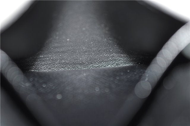 Auth LOUIS VUITTON Epi Enveloppe Carte De Visit Business Card Case Black 7055C