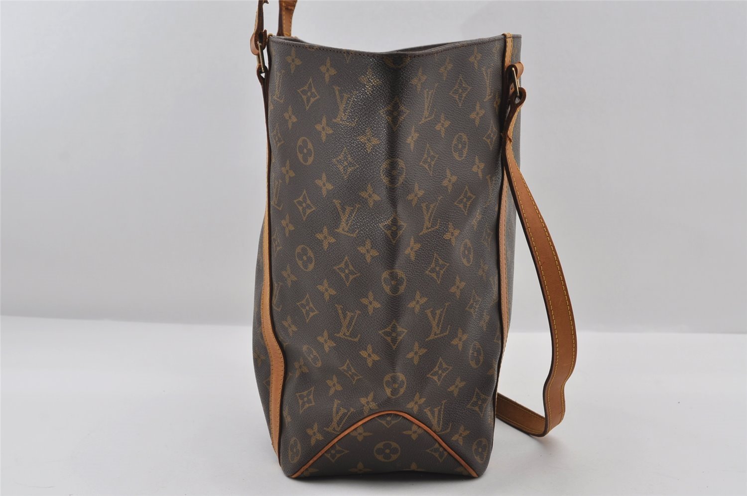 Authentic Louis Vuitton Monogram Sac Shopping PM Tote Bag M51108 LV Junk 7055I