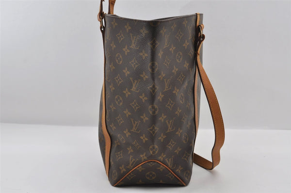 Authentic Louis Vuitton Monogram Sac Shopping PM Tote Bag M51108 LV Junk 7055I