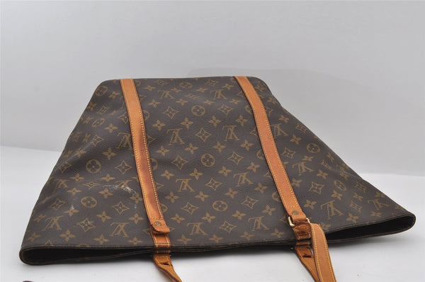 Authentic Louis Vuitton Monogram Sac Shopping PM Tote Bag M51108 LV Junk 7055I