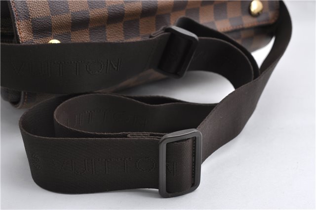 Authentic Louis Vuitton Damier Naviglio Shoulder Cross Body Bag N45255 LV 7056E