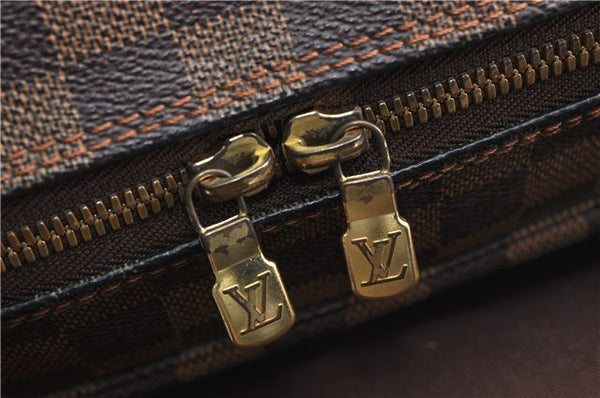 Authentic Louis Vuitton Damier Naviglio Shoulder Cross Body Bag N45255 LV 7056E
