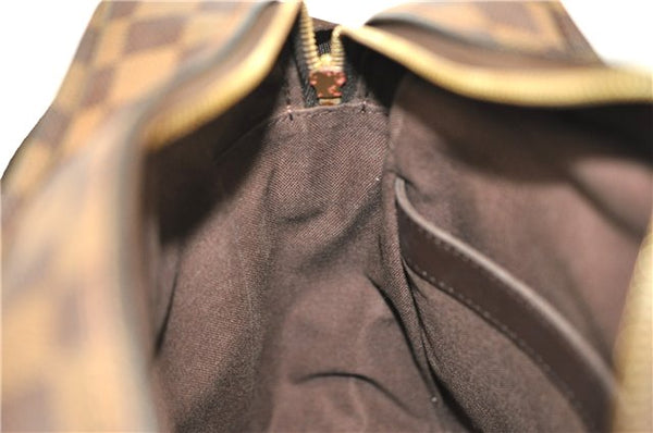 Authentic Louis Vuitton Damier Naviglio Shoulder Cross Body Bag N45255 LV 7056E