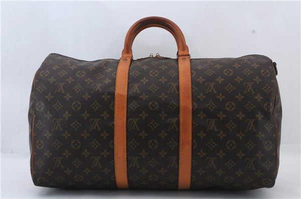 Auth LOUIS VUITTON Monogram Keepall Bandouliere 50 Boston Bag M41416 LV 7057C