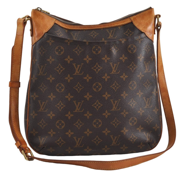 Auth Louis Vuitton Monogram Odeon MM Shoulder Cross Body Bag M56389 LV 7057D