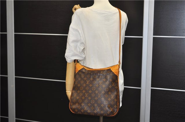 Auth Louis Vuitton Monogram Odeon MM Shoulder Cross Body Bag M56389 LV 7057D