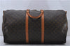 Auth Louis Vuitton Monogram Keepall Bandouliere 60 Boston Bag M41412 LV 7058D