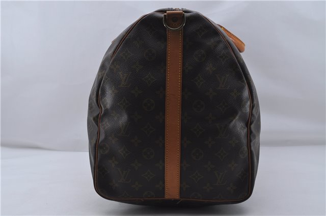Auth Louis Vuitton Monogram Keepall Bandouliere 60 Boston Bag M41412 LV 7058D