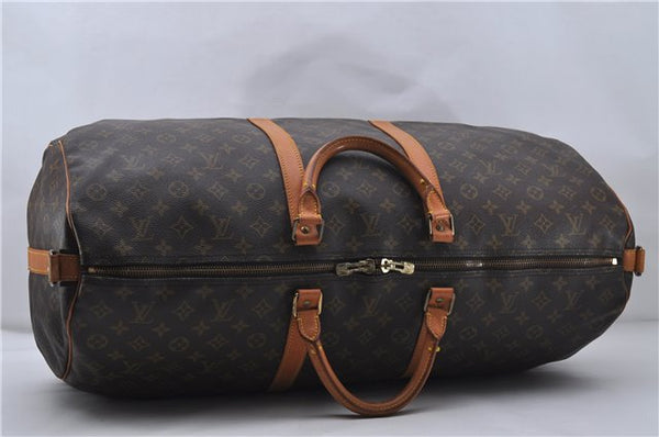 Auth Louis Vuitton Monogram Keepall Bandouliere 60 Boston Bag M41412 LV 7058D