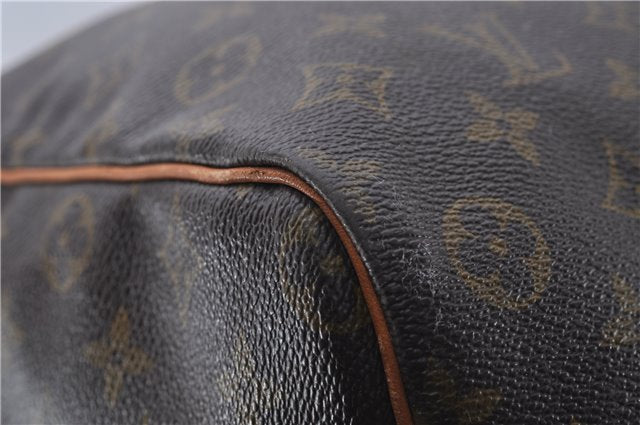 Auth Louis Vuitton Monogram Keepall Bandouliere 60 Boston Bag M41412 LV 7058D