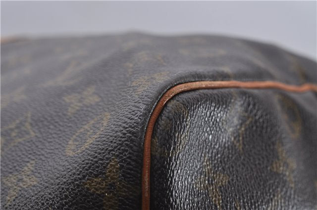 Auth Louis Vuitton Monogram Keepall Bandouliere 60 Boston Bag M41412 LV 7058D