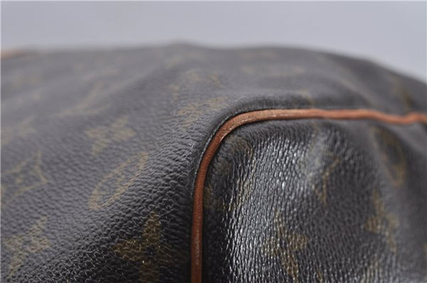 Auth Louis Vuitton Monogram Keepall Bandouliere 60 Boston Bag M41412 LV 7058D