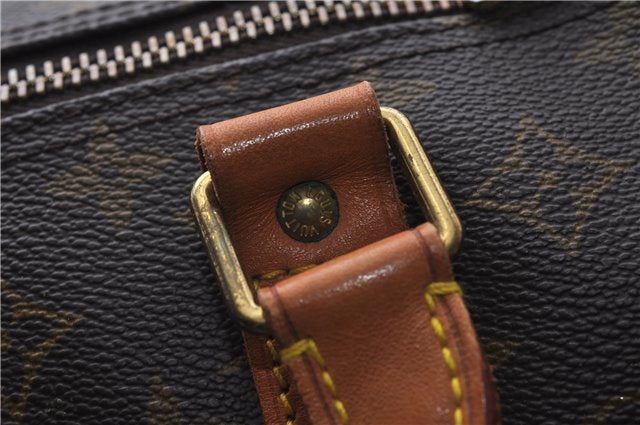 Auth Louis Vuitton Monogram Keepall Bandouliere 60 Boston Bag M41412 LV 7058D