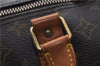 Auth Louis Vuitton Monogram Keepall Bandouliere 60 Boston Bag M41412 LV 7058D