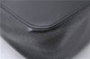 Authentic GUCCI Vintage Bamboo Hand Bag Purse Leather 0021061 Black 7059D