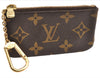 Authentic Louis Vuitton Monogram Pochette Cles Coin Purse Case M62650 LV 7062E