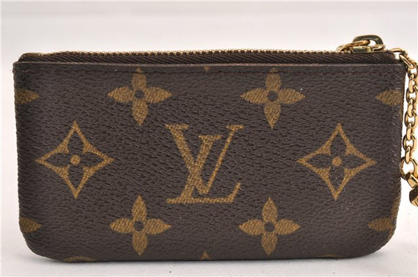 Authentic Louis Vuitton Monogram Pochette Cles Coin Purse Case M62650 LV 7062E