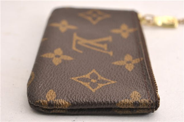 Authentic Louis Vuitton Monogram Pochette Cles Coin Purse Case M62650 LV 7062E