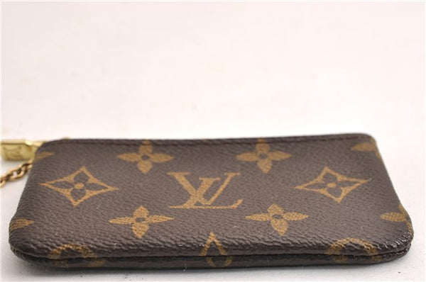 Authentic Louis Vuitton Monogram Pochette Cles Coin Purse Case M62650 LV 7062E